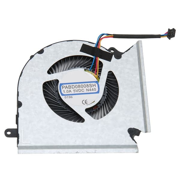 CPU-køleventilator Lille bærbar 4-bens strømstik Laptop CPU-køleventilatorudskiftning til MSI GE66 GP66 GL66 DC 5V 1A