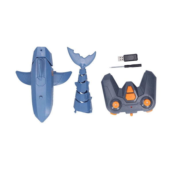 2.4GHz Remote Control Water Toys Rechargeable Waterproof Summer Swimming Toy Blue