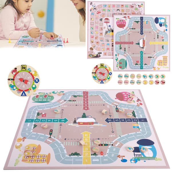 Animal Checker Schackleksaker för Barn Pedagogiska Multifunktionella Bordsspel Leksak #2