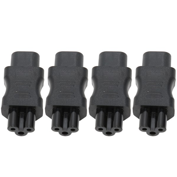 IEC320 C8 till IEC320 C5 Converter 10A 250V 2.5A 250V Power Adapter för Laptop Power UPS Server 4st