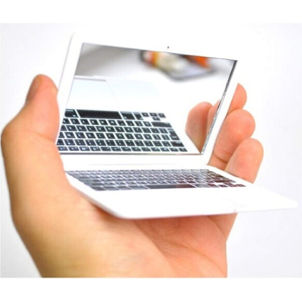 Mini Pocket Laptop Spegel Dator Glas Spegel Hem Notebook Spegel