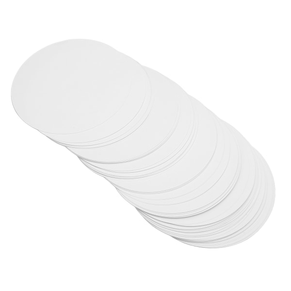 100 st Button Badge Film Rund skyddande transparent knappfilm för Pin Badges Kylsklistermärken 44mm / 1.7in