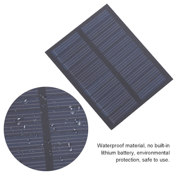0,5 W 5,5 V power latauspaneeli PET-laminoitu levy Tee itse -lelulevy 76x60mm