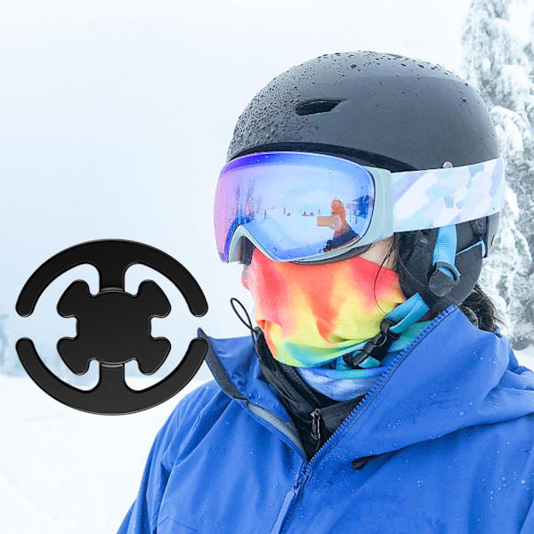 Hjälmskydd för skidåkning, ansiktsmask, anti-strokefäste för skidåkare och snowboardentusiaster
