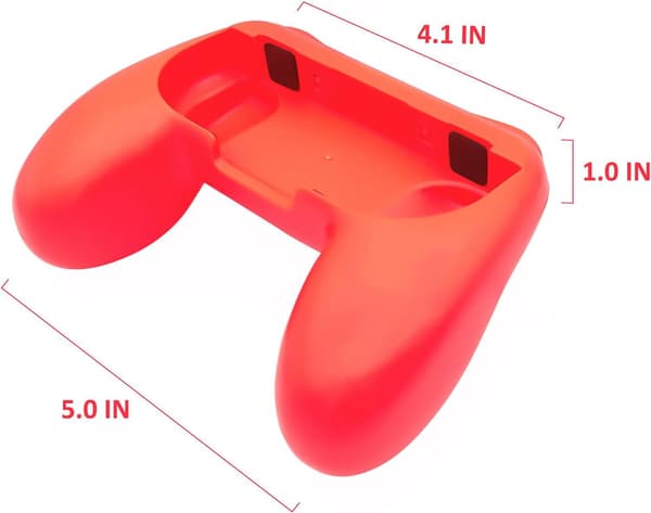 Blå og Rød (2 pakker) - Grib Holder Kompatibel med Joy Con til Switch & OLED Model, Komfort Controller Grips