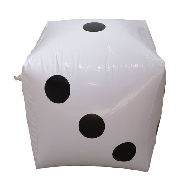 Giant Inflatable Dice 30*30*30cm Inflatable Pool Toy, Portable