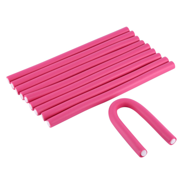 10 stk/sæt Blødt hårkrølleruller Krøllehår Bendy Rollers DIY Magic Hair Curlers Tool Styling