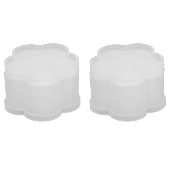 Smyckeskrin Form DIY Silikon Blomma Formad Epoxilåda Form Hantverkstillbehör