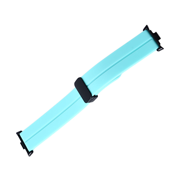 Klockarmband Klockarmband Silikon Magnetisk Fällbar Flexibel Vattentät Klockarmband för Mi Band 8 Pro Mintgrön