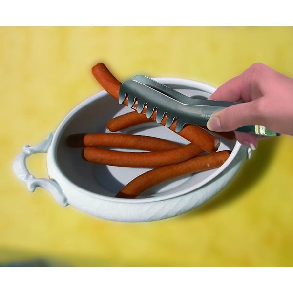 Rustfrit Stål Spaghetti Tænger Pasta Serveringsværktøj Sæt af 3 Kam Design 1,0 mm