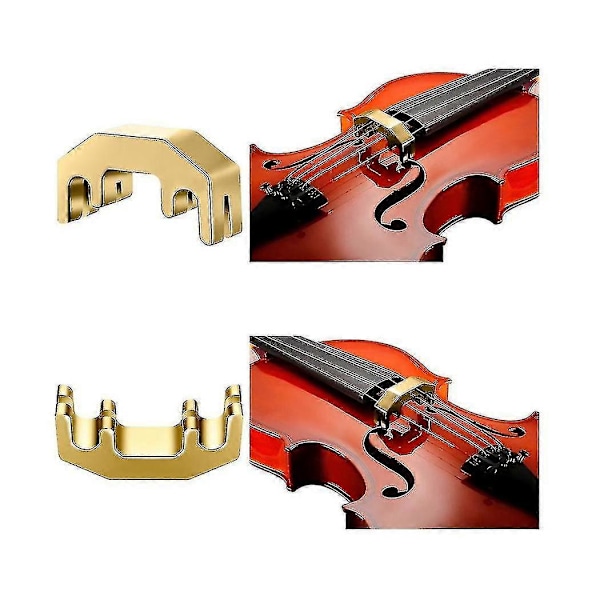 Nye Violin Dæmpere Violin S Støjreducerende Lyddæmpere Ikke Forstyrrende Violin Tilbehør Zekai