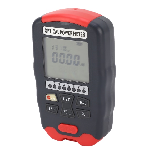 3 i 1 optisk fiber effektmåler følsom hurtig respons LED optisk effektmåler RJ45 tester ‑70 til +10dbm