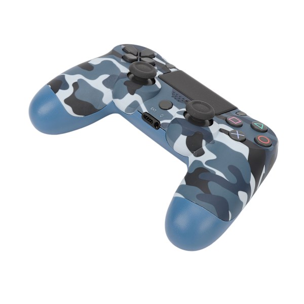 Trådløs controller med dobbelt vibration til PS4 Slim Pro til PS5 Camouflage Blue
