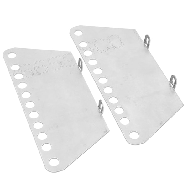 1 par/set fjärrkontroll bil metall sidopedaler stegbräda fotbräda för MN 1/12 D90 RC