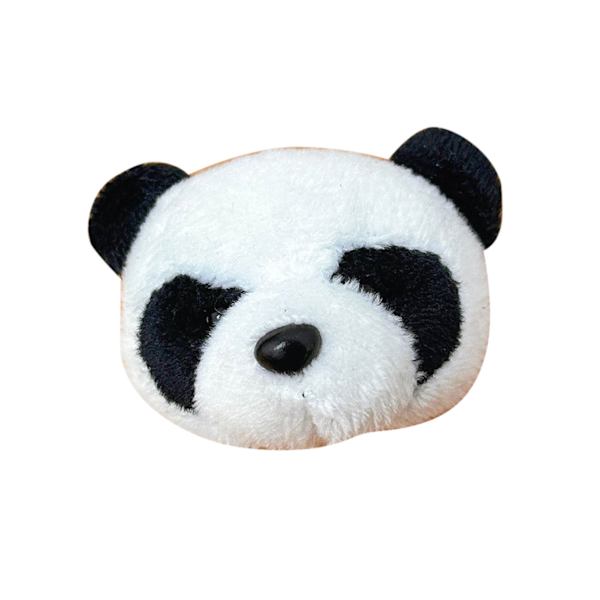 Sarjakuva Panda Rintaneula Pehmeä Panda Pää Kaulus Pin Korut Takkiin Puseroon Mustavalkoinen