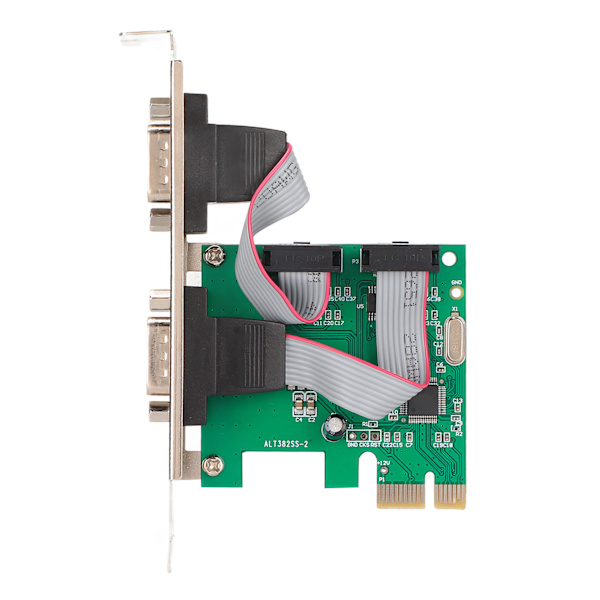 Pcie-laajennuskortti PCIE-sarjakortti tietokoneen pöytäkoneen COM-portti PCIE-RS232-liitäntä, kaksoissarjaportin laajennuskortti