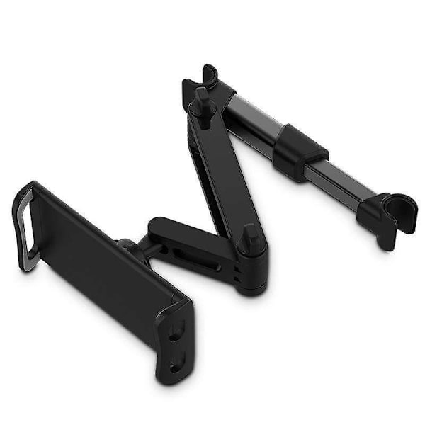 360° Rotation Tabletholder til Bil, Udtrækkelig Montering til Bilsædehovedstøtte, Kompatibel med iPad 2018 Pro 9.7, 10.5 og 4.7-11 Tommer Tablets
