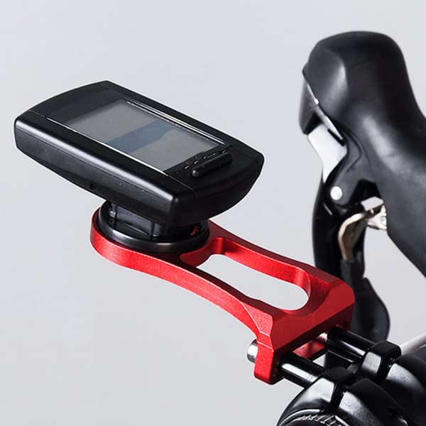 Holdbart Metal Cykel Computer Beslag GPS Holder til Garmin Bryton Rød