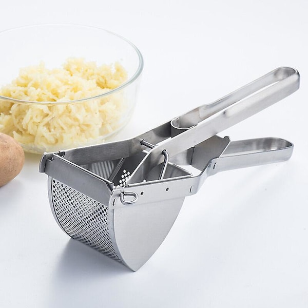 Potatispress, Professionell Potatispress i Rostfritt Stål för Frukt- och Grönsakspuré