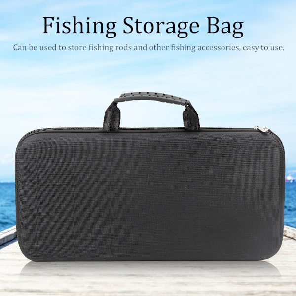 EVA Utomhus Fiskespö Förvaringsväska Organizer Portabel Dammtät Fiskeredskap Box Case