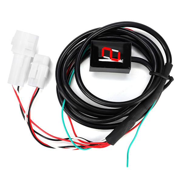 Universal LED gearindikator motorcykelmodifikation passer til YamahaRød