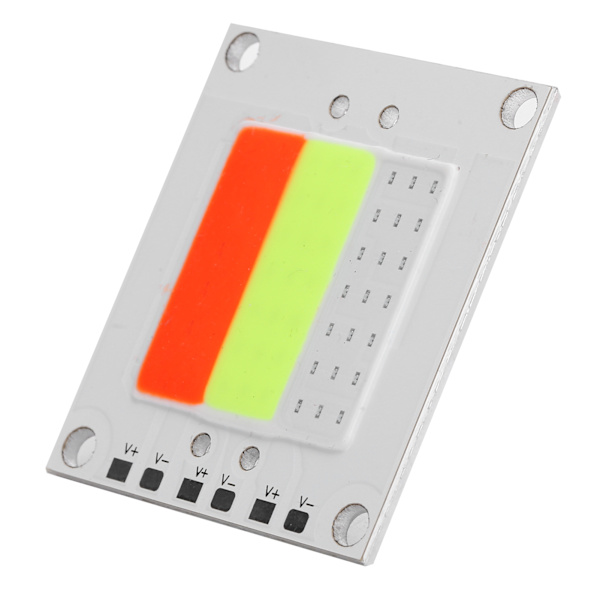 40X45mm 50W LED integrerad ljuskälla High Power COB Bulb Flood Light Röd Grön Blå