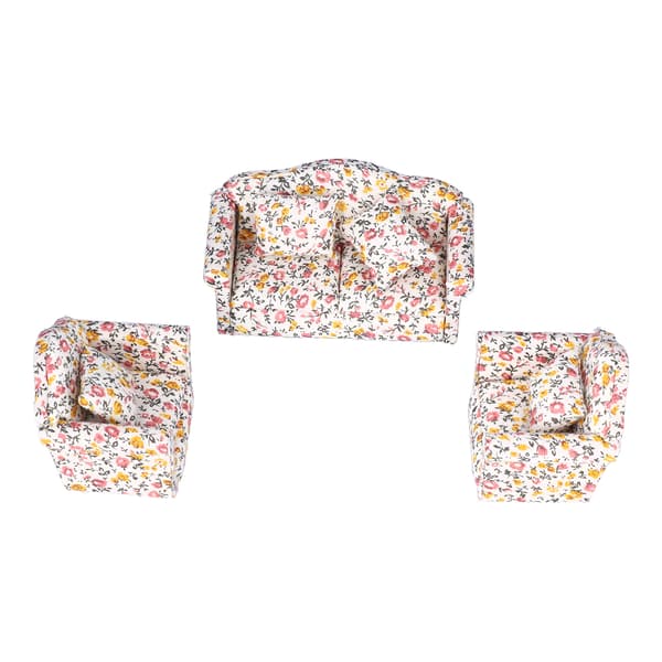 1/12 Skala Dukkehus Miniature Sofa Mini Sofa Stol Dukkehus Møbler med Mini Pude Legetøj