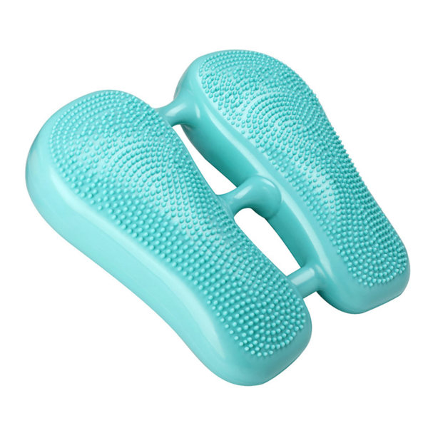 Mini multifunktionel oppustelig stepper PVC Massage Dot Exercise Pude Board til Home Gym Green