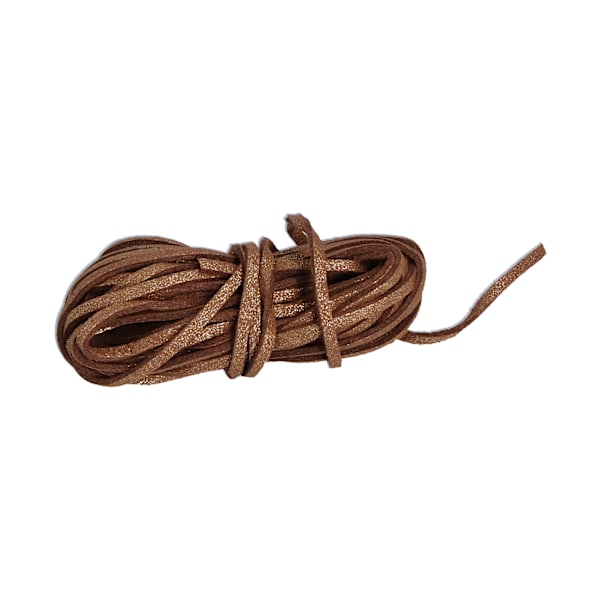 Fløjlsreb Dobbeltsidet Funklende Nylon til DIY Halskæde og Armbånd 5 Meter (Gylden)