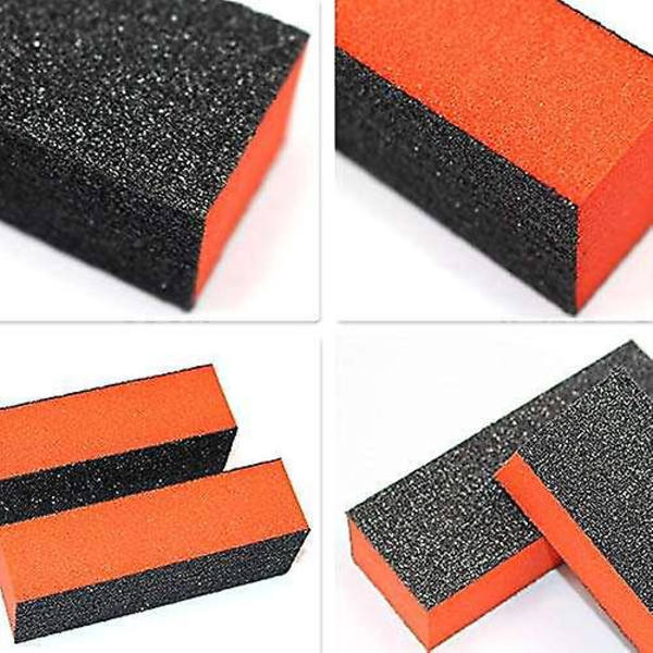 Nagelbuffert och -polerare för manikyr och pedikyr (Orange)