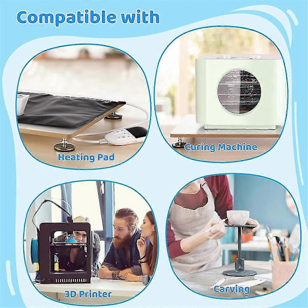 Nivelleringsplade kompatibel med Resin, Justerbart Præcisionsnivelleringsbord kompatibelt med Resinate, Nivellering Epoxy Resin Ac