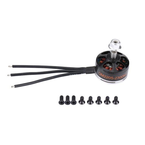 1 kpl QM2205 2300KV kilpailuharjaton moottori drone-osa 210 220 FPV-kopterille (CCW)