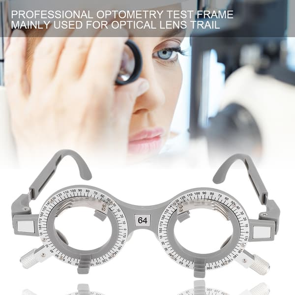 64mm Optisk Provlinsram Optometri Linsram Ultralätta Glasögon Tillbehör