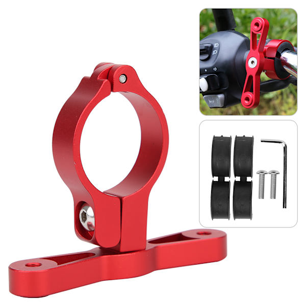 Aluminiumlegering Cykelflaskhållare Konverteringsfäste Cykel Justerbar koppfäste Adapter Röd