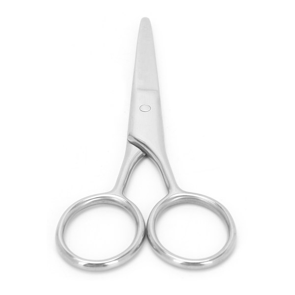 Skäggsax i rostfritt stål för män, skägg- och mustaschtrimning, grooming-sax (MJ-LF010)