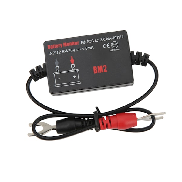 Batterimonitor 12V Batterispænding Opladningsanalysator Tester Lav Opladningsalarm Belastningsdiagnostisk Værktøj