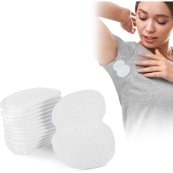Usynlig og komfortabel antiperspirant-plaster - 30 plaster for beskyttelse av armhuler (kvinner og menn)
