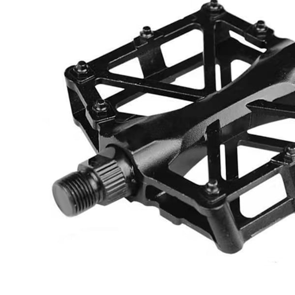 2 stk. Aluminiumslegering Cykel Pedaler til Mountain Road Bike Sort Reparationsdele Tilbehør