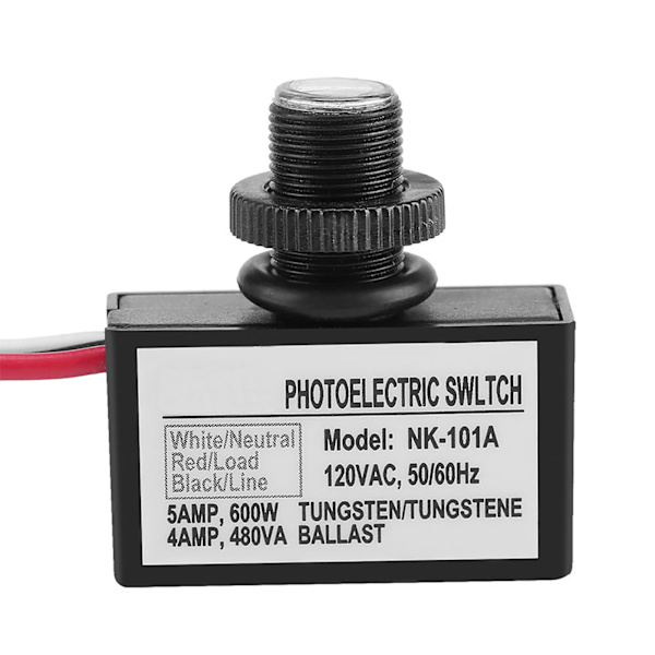 120VAC lyssensorstyring Automatisk On Off Fotoelektrisk kontakt til belysningsarmaturer
