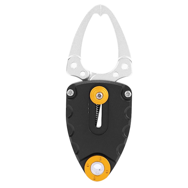 Mini Metal Fish Lip Grip Gripper Clamp Fishing Grabber Tool Accessories (Sort)