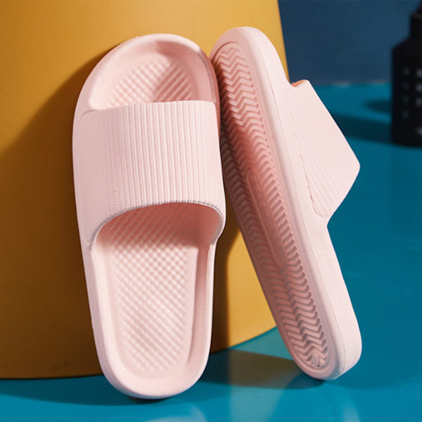 Badtofflor Antihalk Mjuk Tjock Sula Integrerad Lättvikt Hemtofflor Rosa 38 39 (24cm/9.4in)