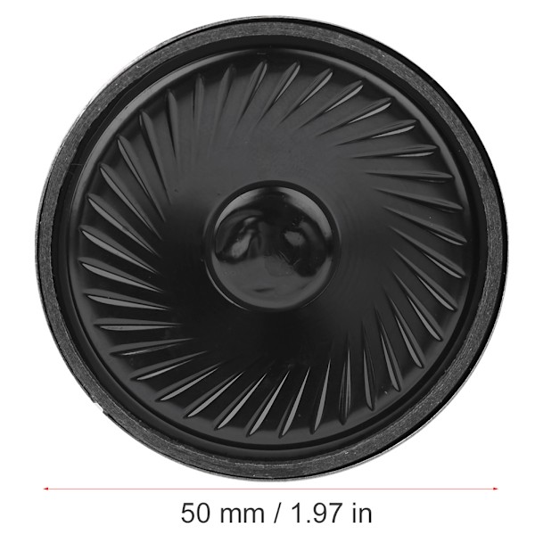 10 st 50x7,6 mm 8Ω 0,5 W Rund Högtalare Horn Audio Högtalare Reparationsdelar