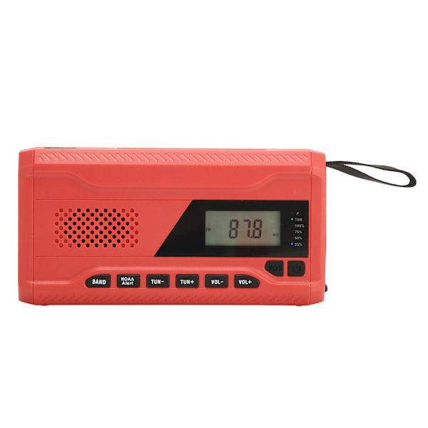 Käsikammen hätäradio monitoiminen FM AM WB kannettava aurinkoradio kotitalouksien hätätilanteisiin ulkona