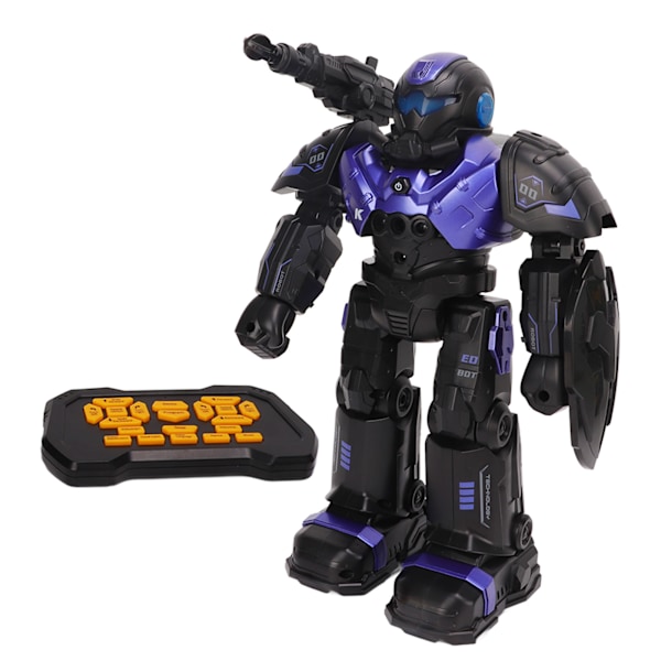 RC-robot, multifunktionell, geststyrd, programmerbar, gå, glida, sjunga, dansa, pedagogisk fjärrstyrd robotleksak
