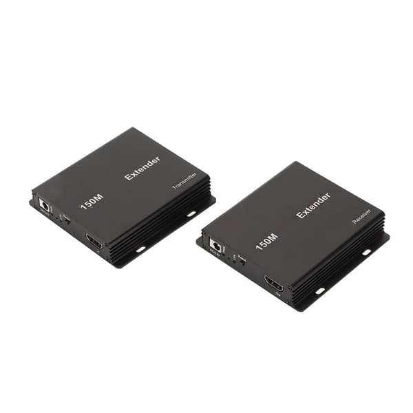 150M HD Multimedia Interface Extender 1080P 60Hz 148.5MHZ 1Gbps Stöd 3D EDID POC-funktion HD Extender Adapter 100‑240V EU-kontakt