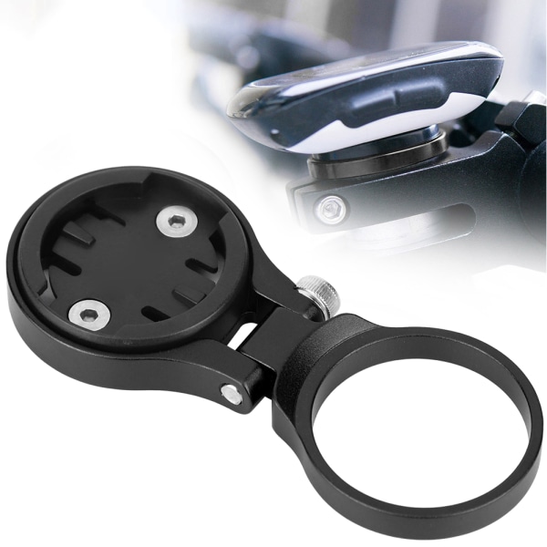 Cykelcykel justerbar holder til stangmontering til Garmin Edge 1000 820 810 520 Computer GPS (sort)