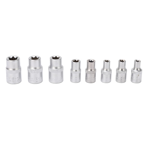 14-osainen E-tyyppinen Torx-tähtipäähylsysarja E4-E24 1/4\" 3/8\" 1/2\" -työkalusarja