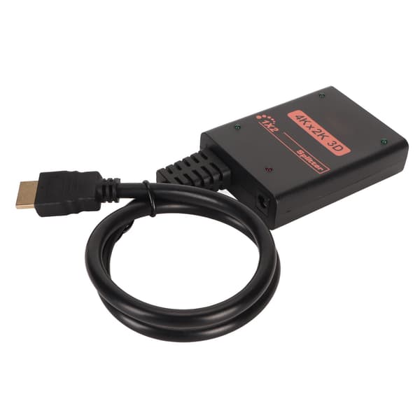 1 indgang 2 udgange HD Multimedia Interface Splitter 1x2 4K HD Multimedia Interface Splitter Konverter til dobbelt skærme