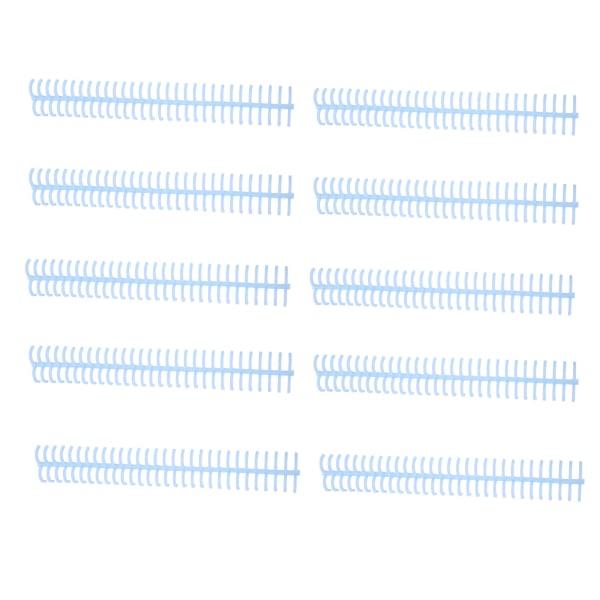 10 kpl spiraalinsidontaspiraali 130 arkin kapasiteetti selkäkampa 30 reikää 16 mm halkaisijan sarja setti vaaleansininen