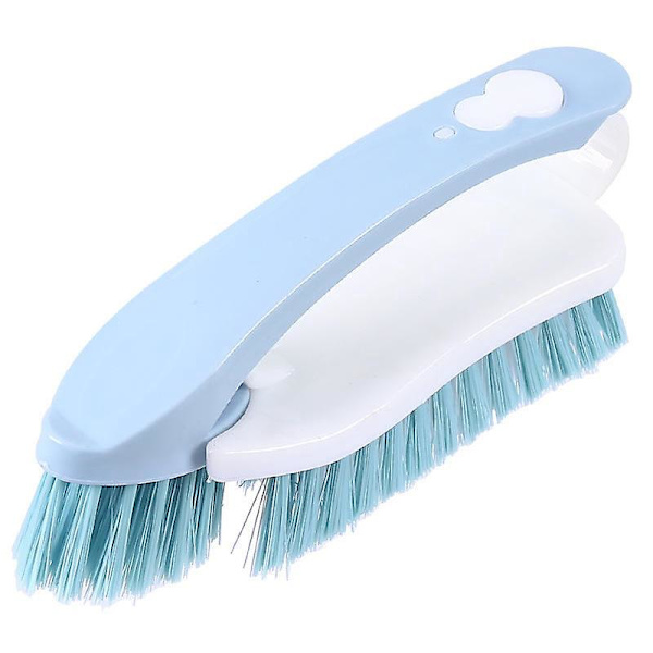 Skrubbborste med bekvämt grepp och flexibla, styva borst - Robust för badrum, dusch, handfat, matta, golv